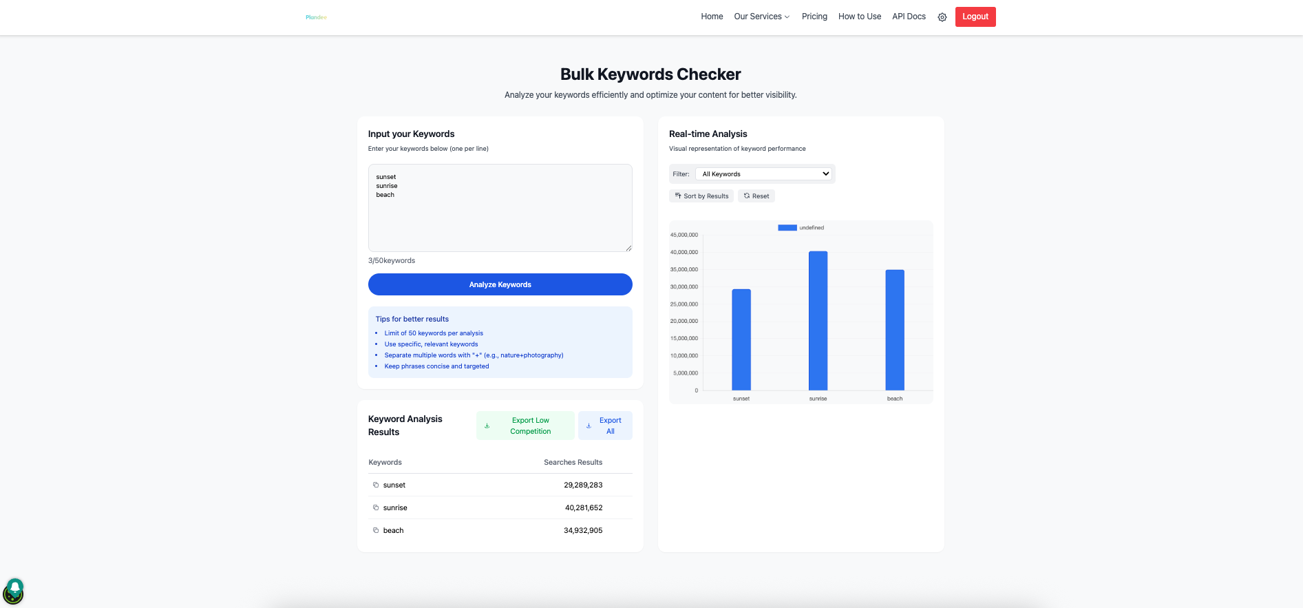 Batch Processing Interface